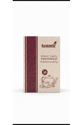 teamix Kiraz Saplı Mısır Püsküllü Bitkisel Karışımlı Çay 60 G 30 Süzen Poşet