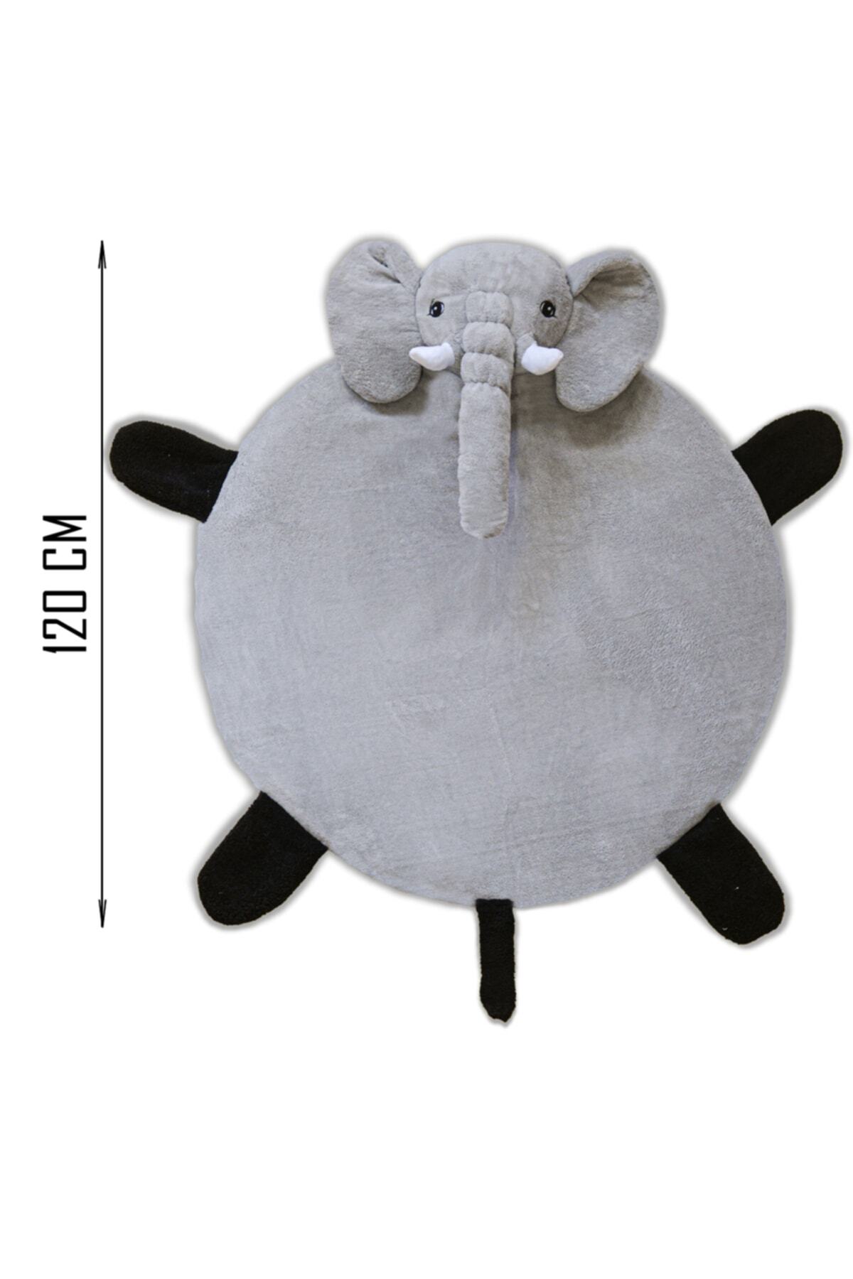 Pandamkee Bebek Oyun Halısı 120 Cm Filli Oyun Matı (%100 Yerli) fotoğrafı 2 (önizleme)