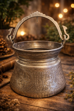 EL YAPIMI Otantik El İşçiliği Bakır Bakraç – Dekoratif Antika Obje