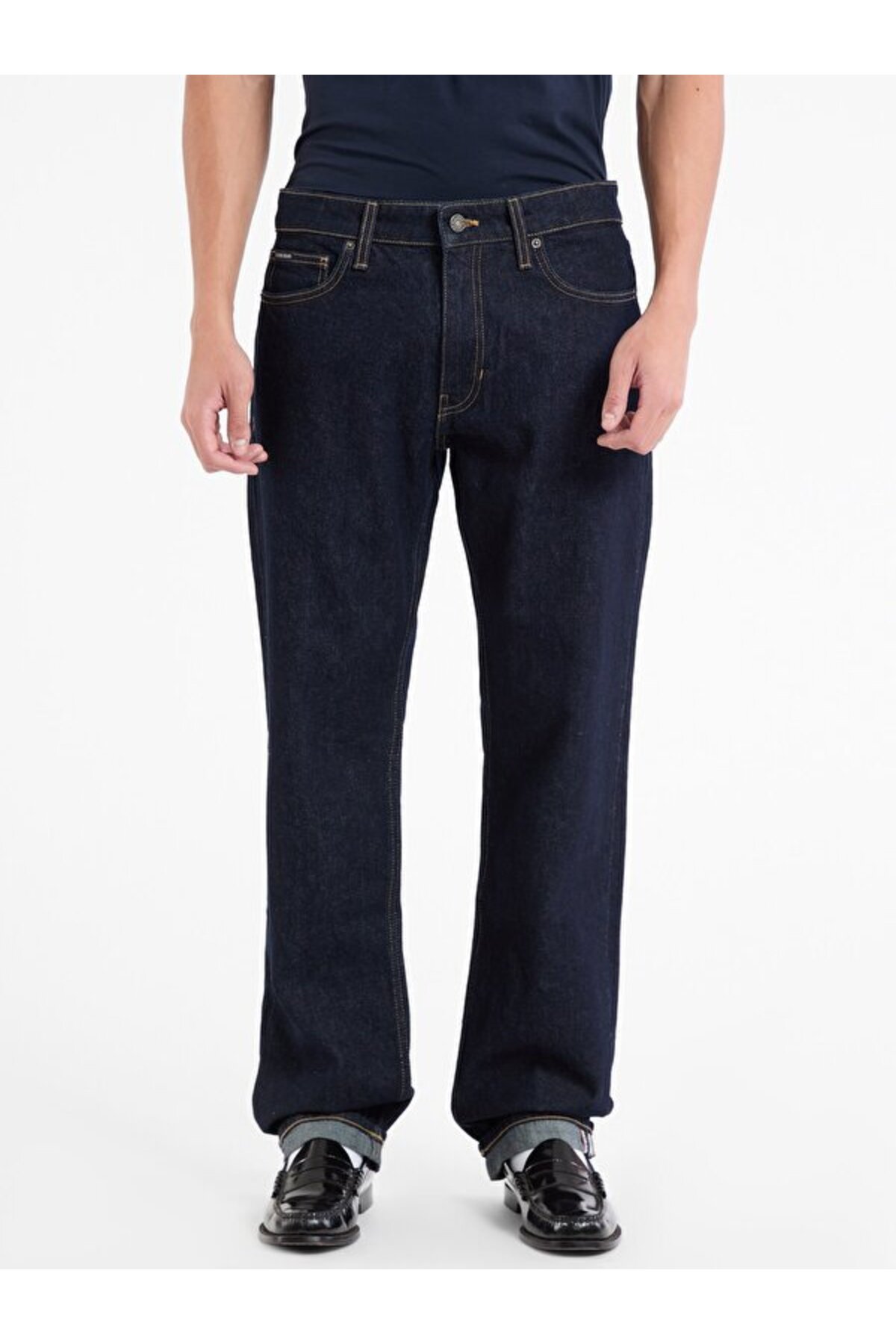 شلوار جینمردانهGuess Jeansآبی سرمه‌ای