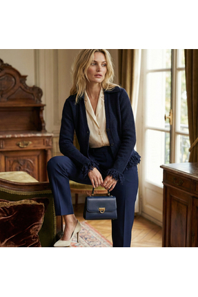 Qoolest Kadın Gömlek Yaka Etek Ucu ve Manşeti Püsküllü Yumuşak Dokulu Düğmeli...