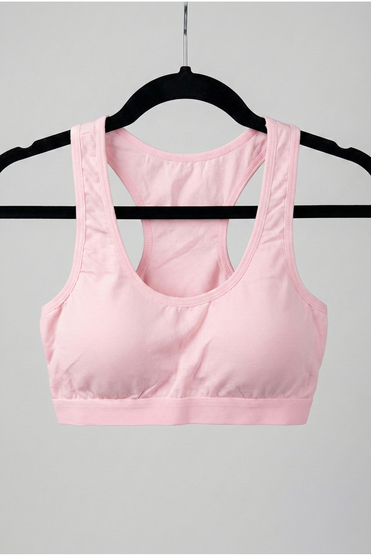 underwear bodyway 2'li Paket Pamuklu Pedli Sporcu Sütyeni & Bralet - Günlük Rahat Yüzücü Model Sporcu Atleti görsel 7