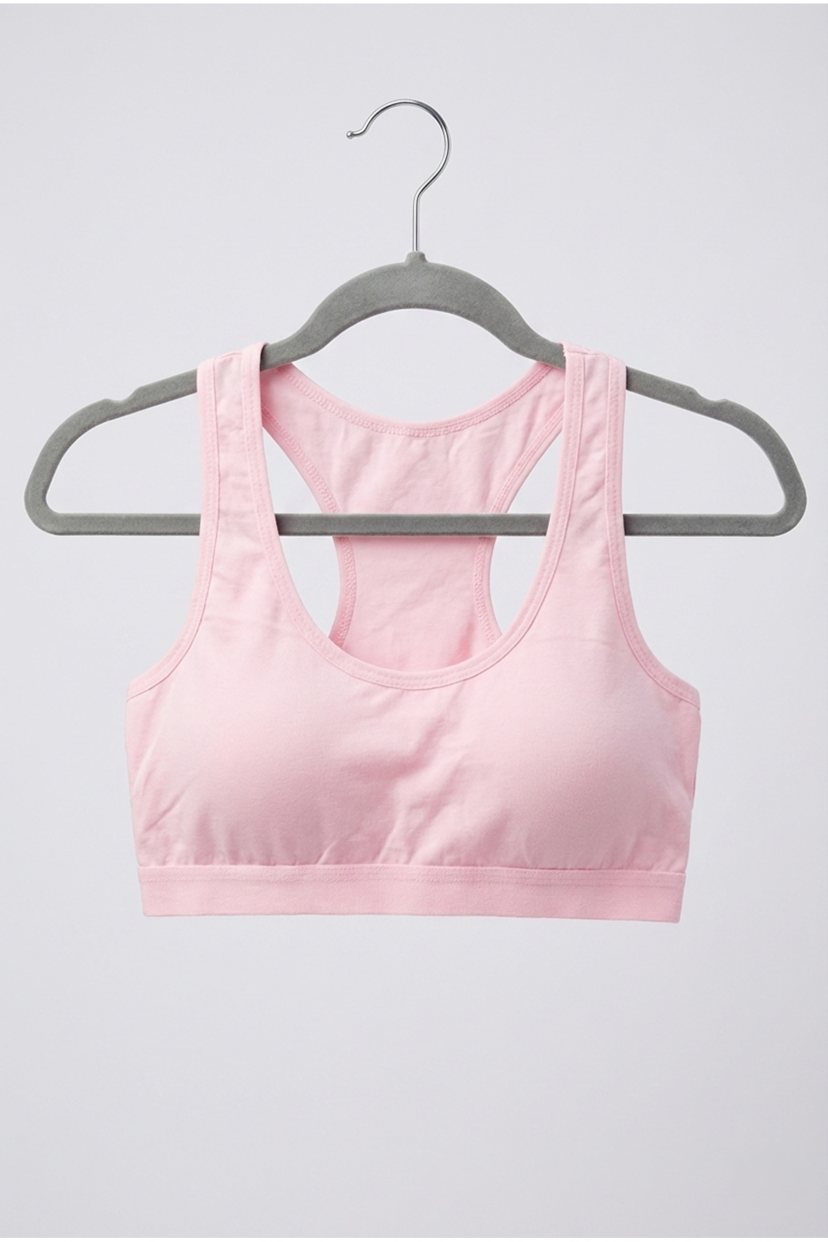 underwear bodyway 2'li Paket Pamuklu Pedli Sporcu Sütyeni & Bralet - Günlük Rahat Yüzücü Model Sporcu Atleti görsel 8