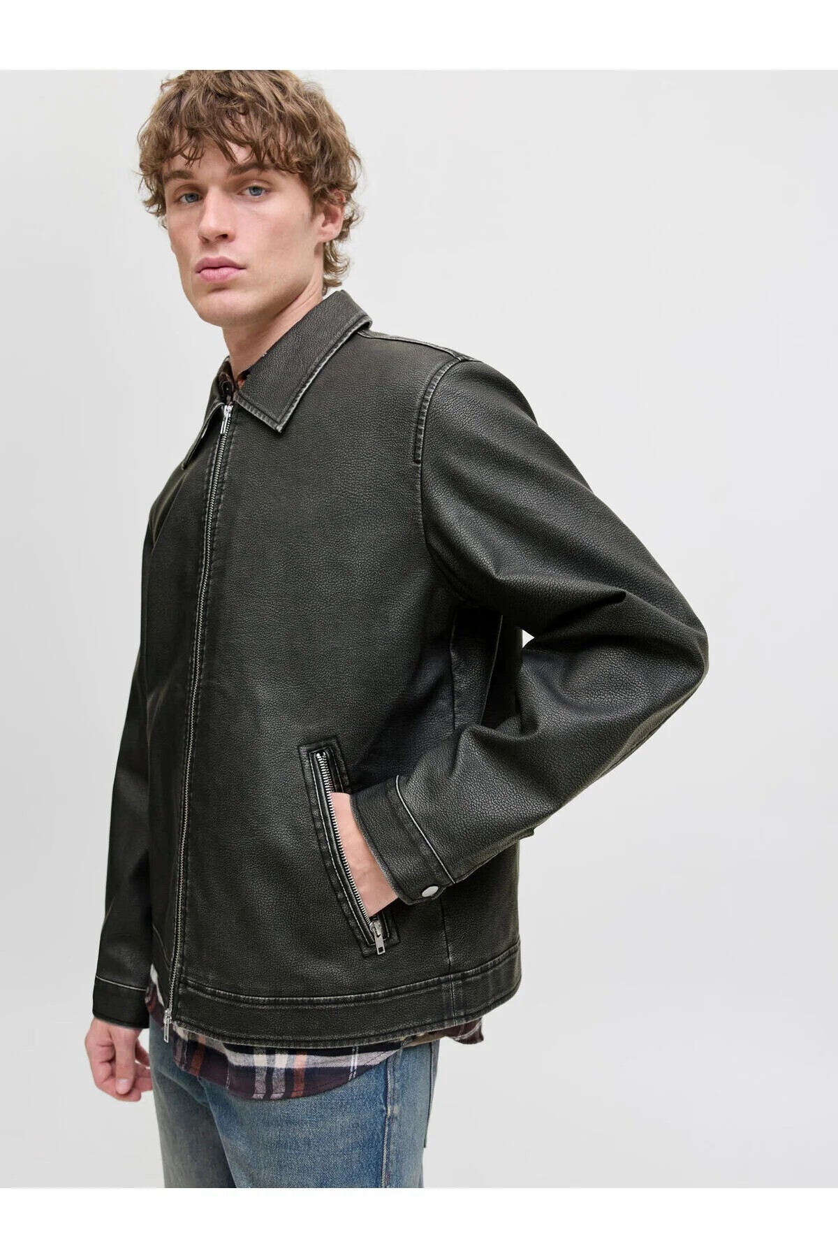 کت مردانه راسته آستین بلند | جک اند جونز Jack & Jones 12278839 - تصویر 5