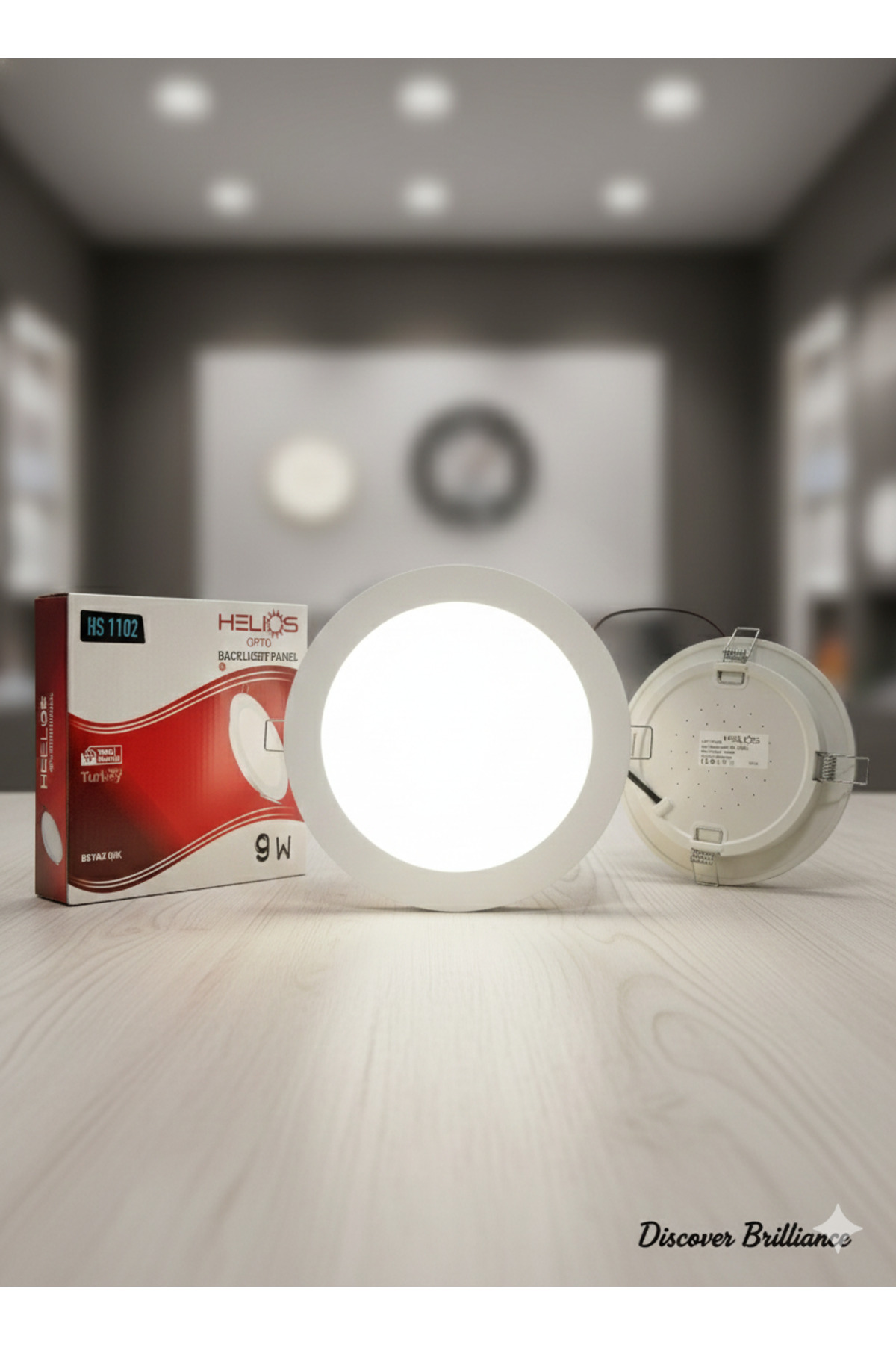 9W White Light Led Spot Panel Lamp With Internal Transformer External diameter 14.5cm Internal diameter 10.7cm