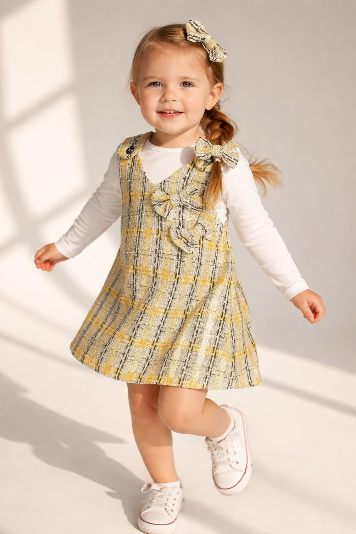 snmbutik Kız Çocuk Askılı Elbise fotoğrafı 5 (önizleme)