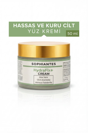 Sophiantes Nemlendirici Krem CICA Centella, Squalane, Hibiscus Hyaluronik Asi...