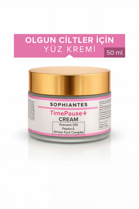 Sophiantes TimePause+ Koenzim Q10 Peptid Kolajen İçeren Bakım Yüz Kremi 50 ml