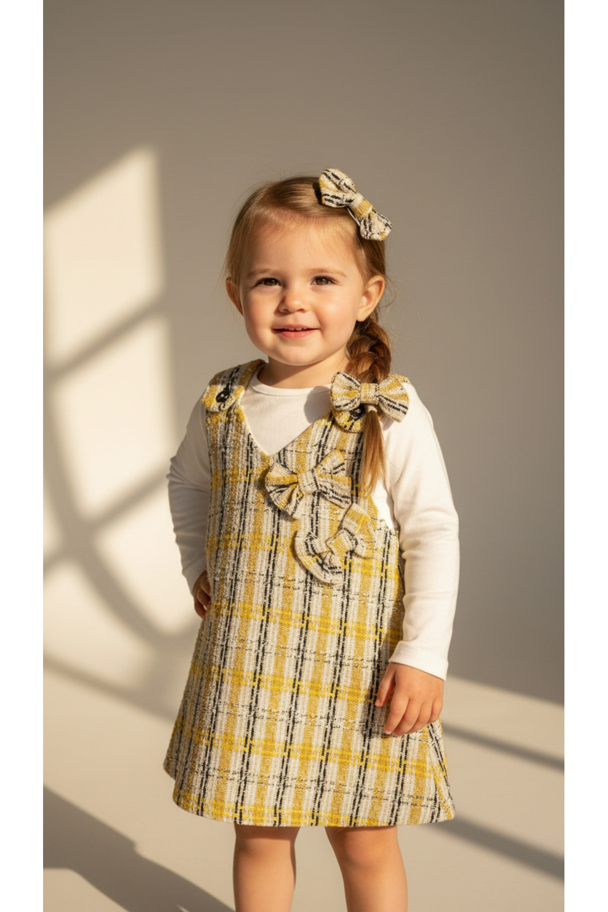 snmbutik Kız Çocuk Askılı Elbise fotoğrafı 3 (önizleme)