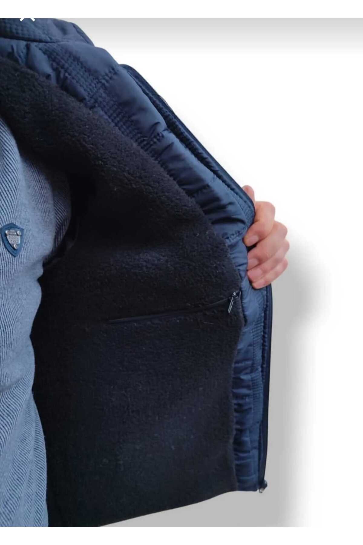 OKER Büyük Beden Erkek Kapitone Mont,kaban 4,5,6,7,8XL. görsel 8