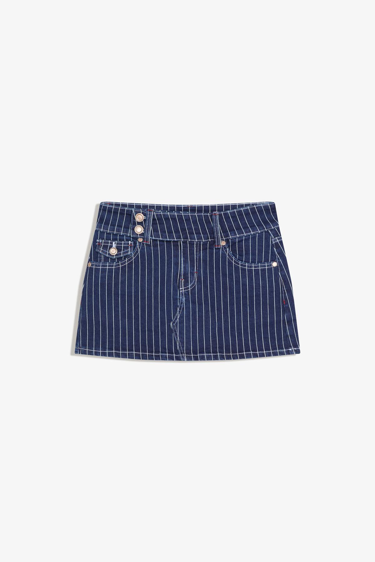 Bershka  Denim şort etek - Görsel 5