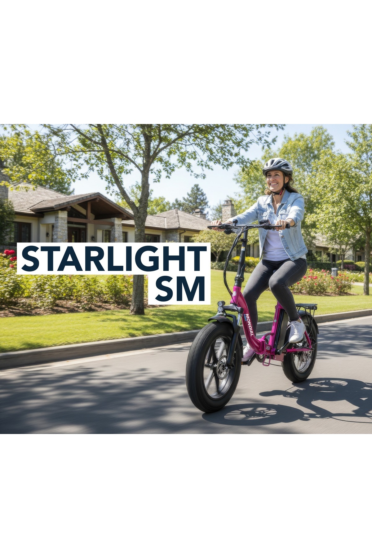 Mondial Starlight E-Bike Elektrikli Bisiklet Fuşya 2026 - MondiMotor