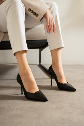 NİSABELLA Athena Topuklu Ayakkabı – Siyah