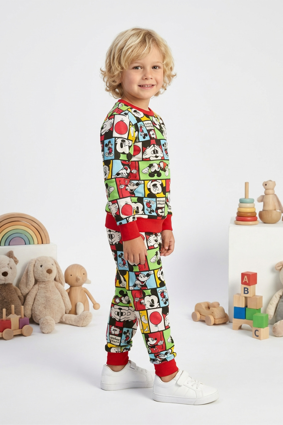 DAPSEE MİKİ MAUSE ÇOCUK PİJAMA TAKIMI fotoğrafı 4 (önizleme)