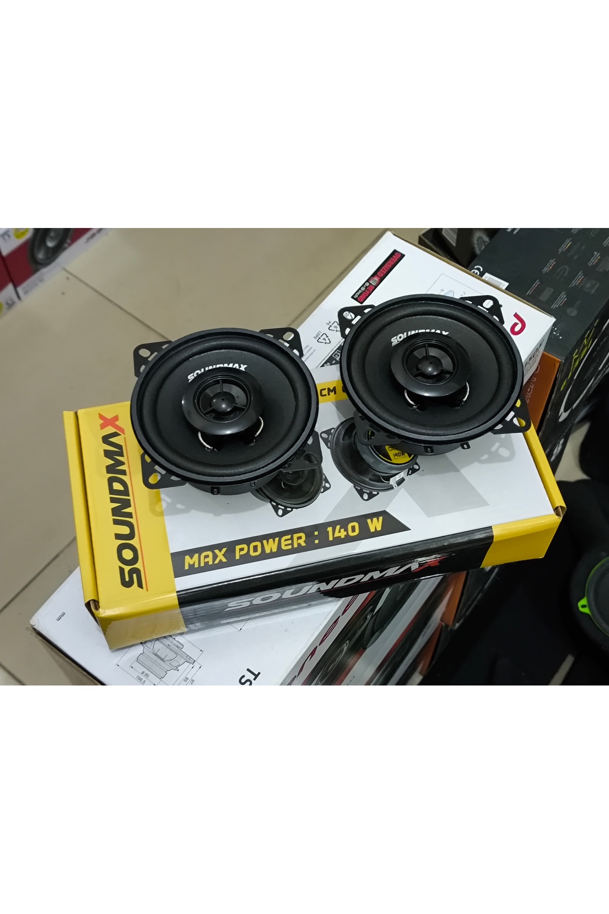 patili tasarım Soundmax5 10 cm Koaksiyel Hoparlör Takım - Fiyatı