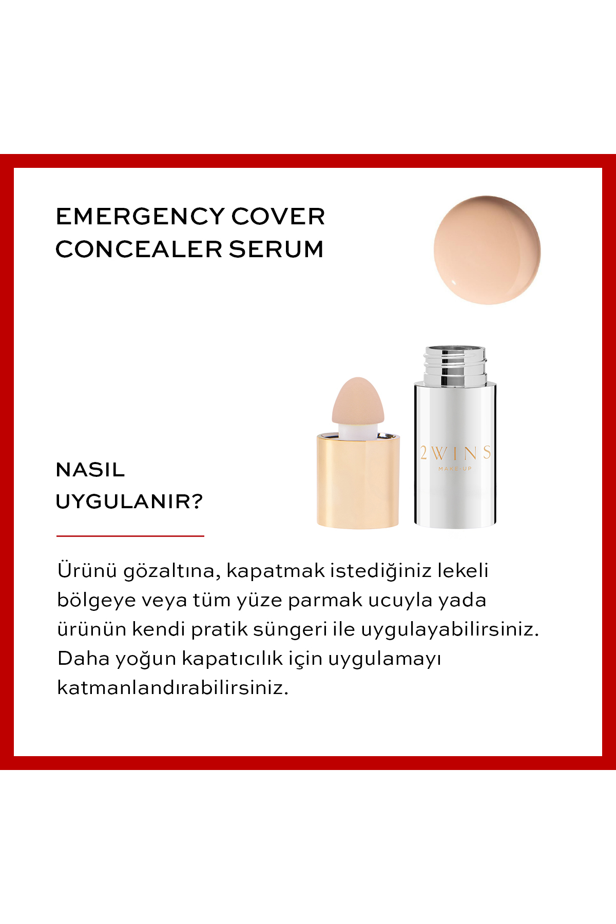 Concealer-Nemlendirici ve Aydınlatıcı Etkili Tüm Yüze Uygulanabilir Gözaltı Kapatıcı Serum-Medium — بژ 2W-MU-CSERUM — تصویر 5 از 7