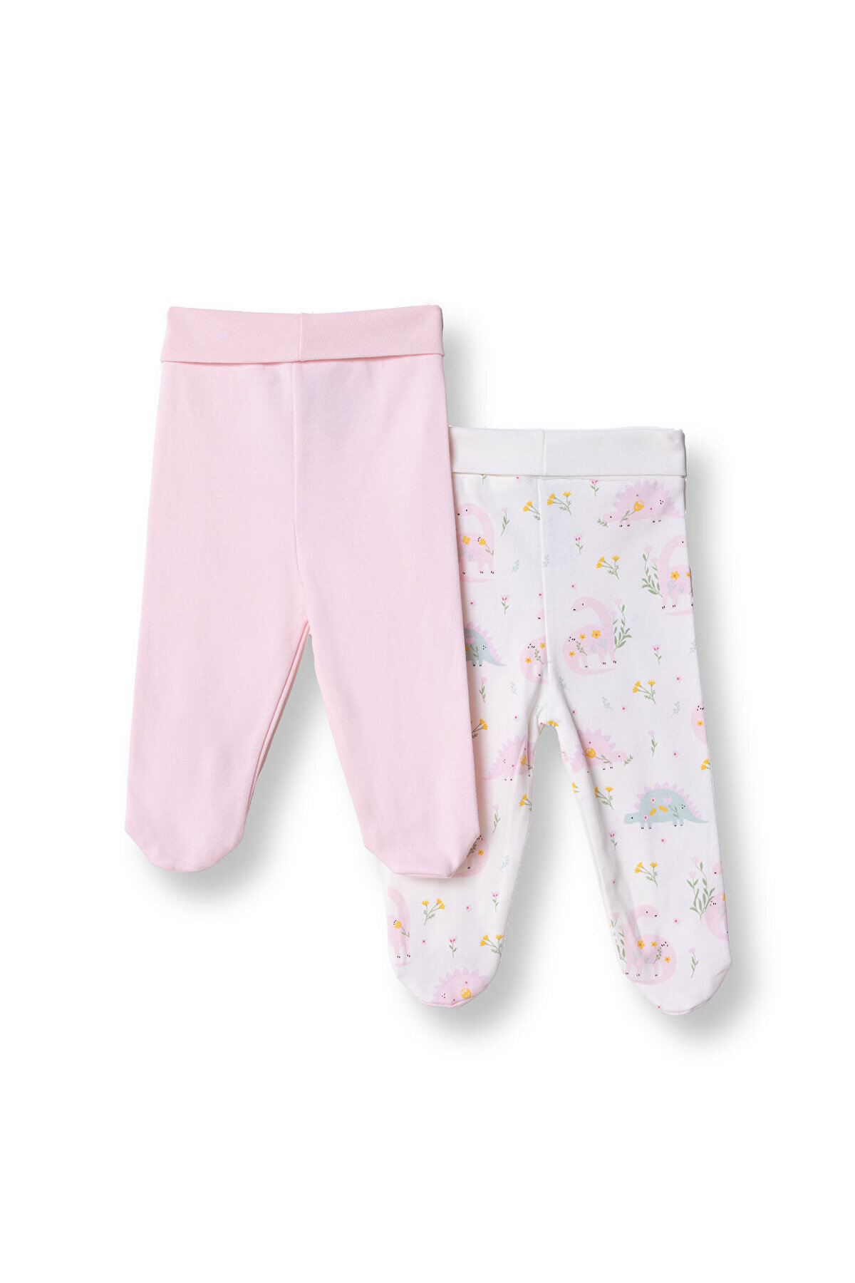 ebebek Hello Baby HelloBaby HelloBaby, Kız, 2li Patikli Alt, Dinozor Baskılı, Uzun fotoğrafı 2 (önizleme)