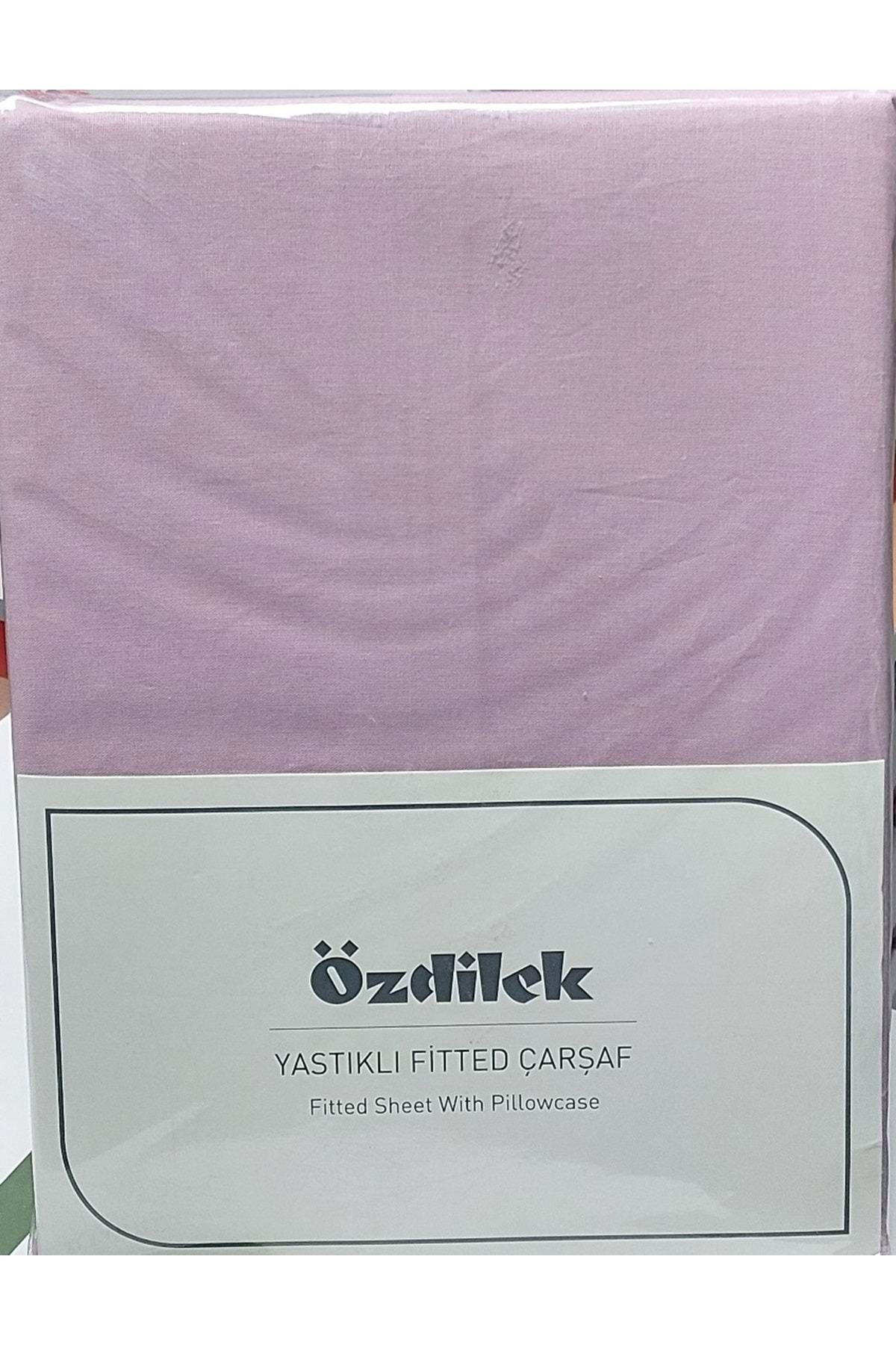 Colourist Fitted Double Bed Sheet Set with Elastic (180x200)-Rose