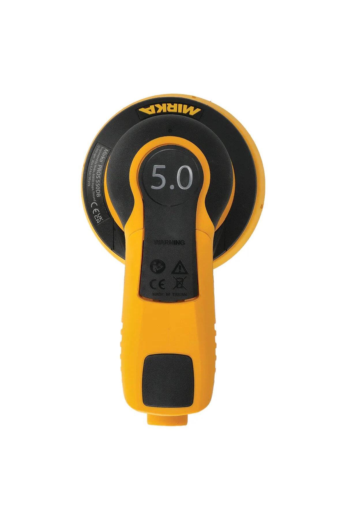 MİRKA Havalı Zımpara Makinesi (Hortum + Toz Torbası) PROS 650DB Ø