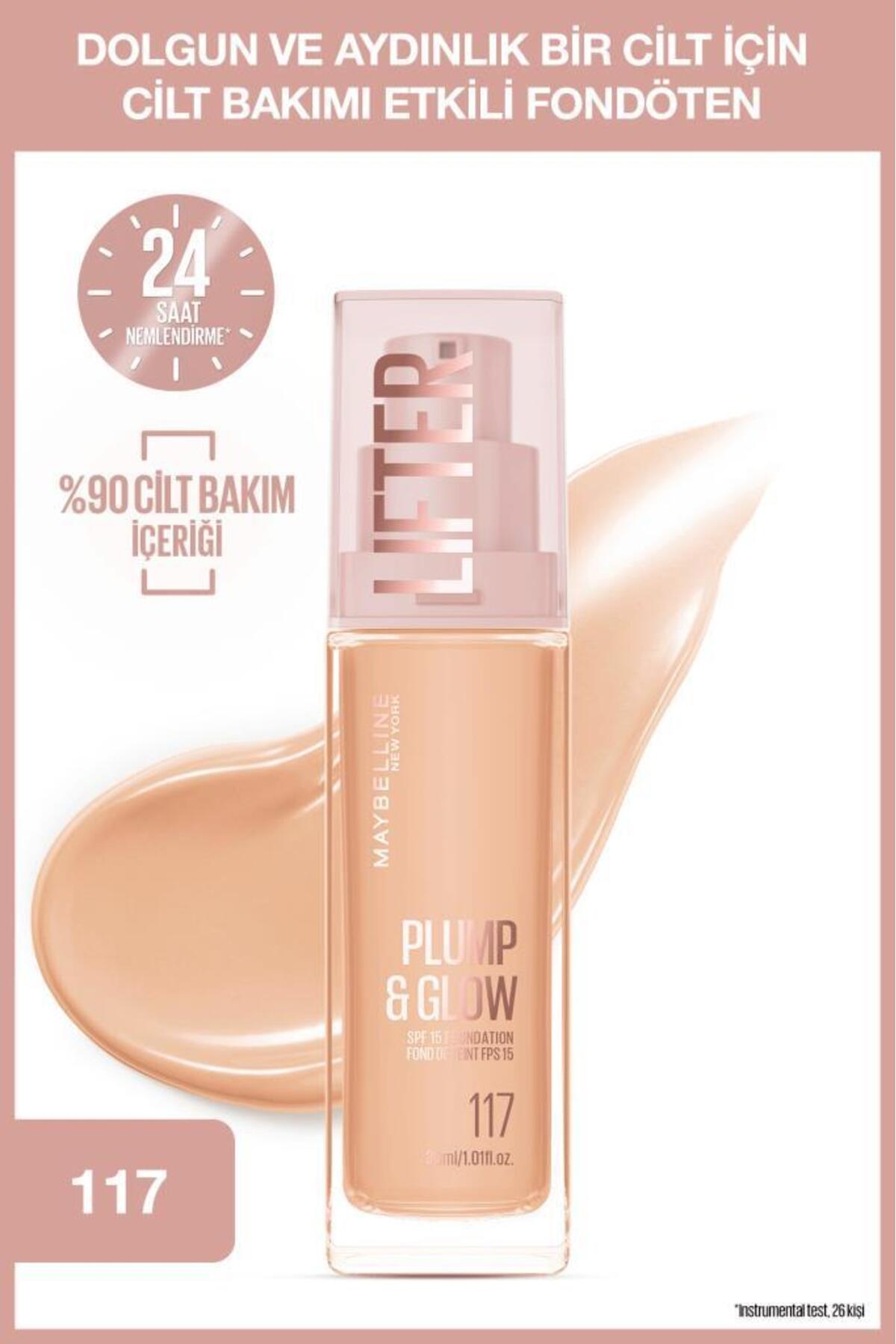 Maybelline New York Lifter Niasinamid ve Hyalüronik Asit İçeren Aydınlatan Fondöten - 117 - Fiyatı, Yorumları