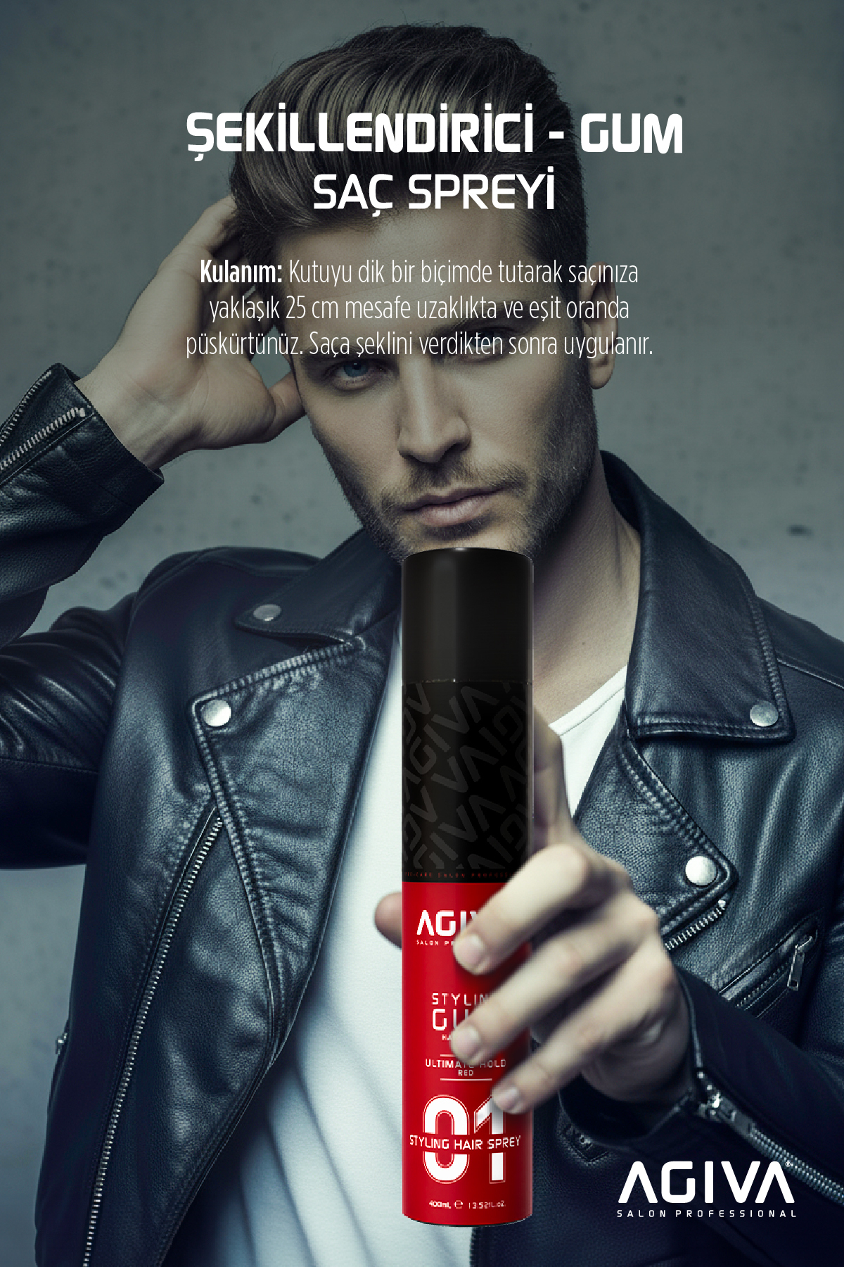Saç Spreyi Gum 400 ML Ultimate Hold-3 LÜ SET — 001-SET-010 — تصویر 3 از 4