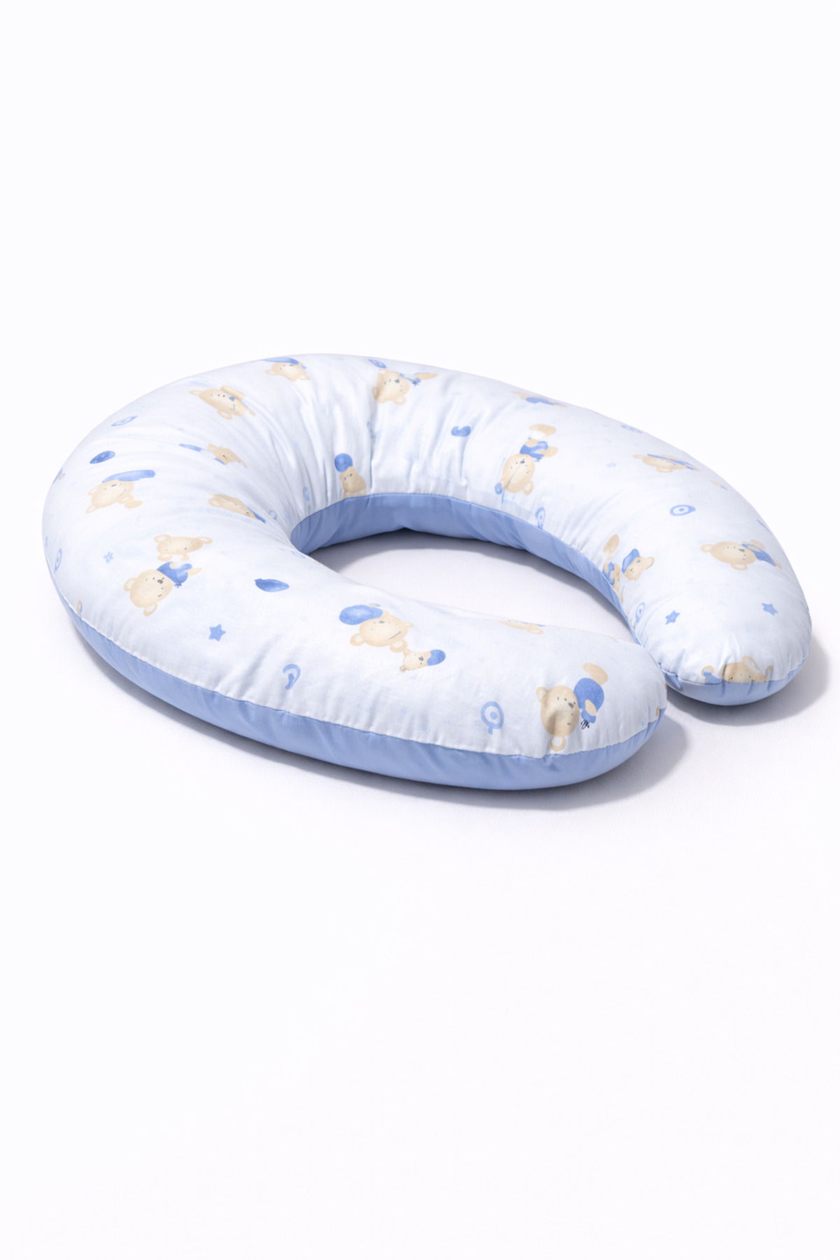 NİSSOFT Çift Taraflı Yıkanabilir Emzirme Yastığı /Bebek Destek Minderi, Hamile Yastığı, %100 Pamuk fotoğrafı 2 (önizleme)