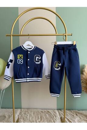 Honey Kids ERKEK ÇOCUK KOLEJ ÇEKETLİ TAKIM