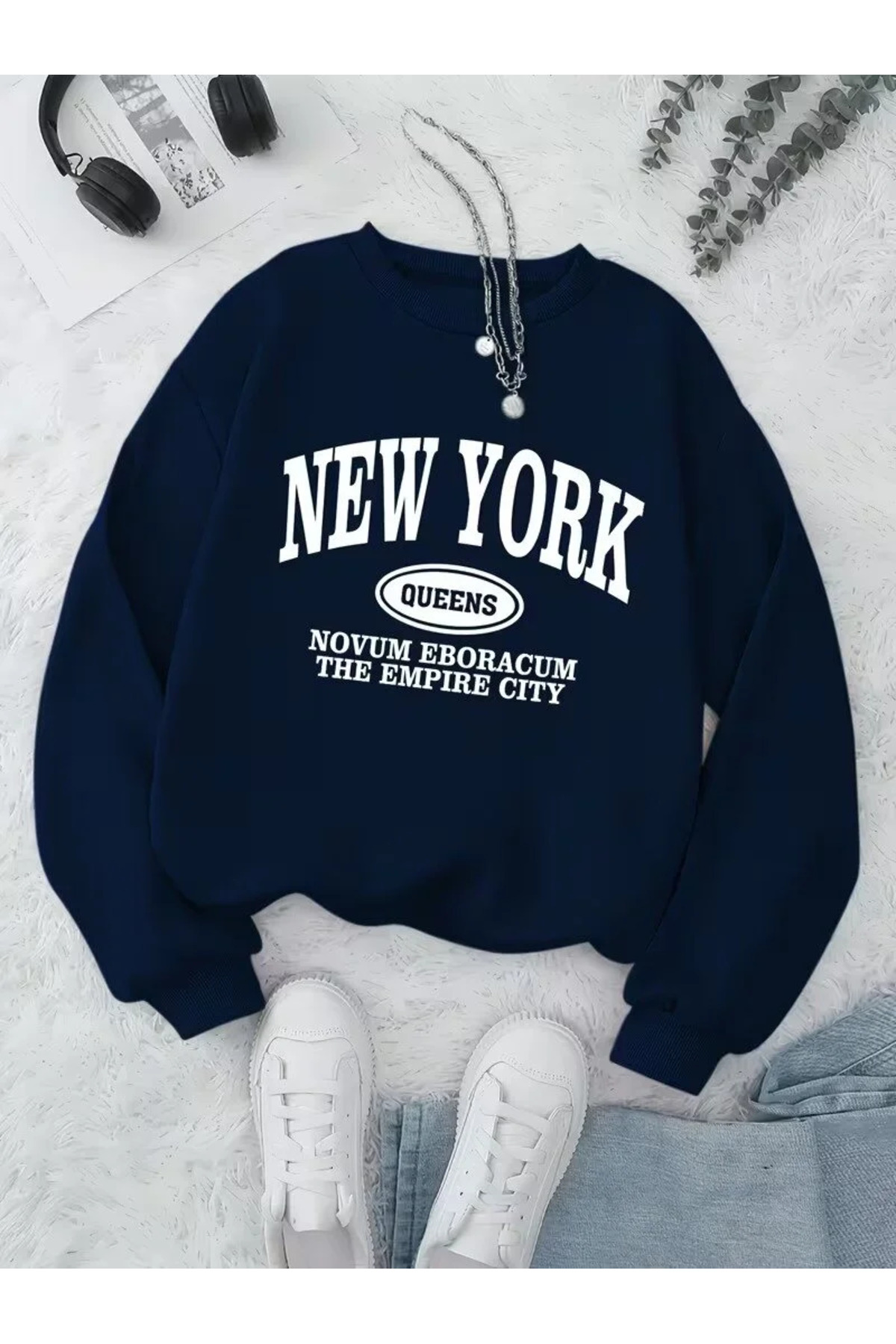 Flaubert  -kadin 3 İplik Oversize Sweatshirt – Spor & Günlük Tarz 08