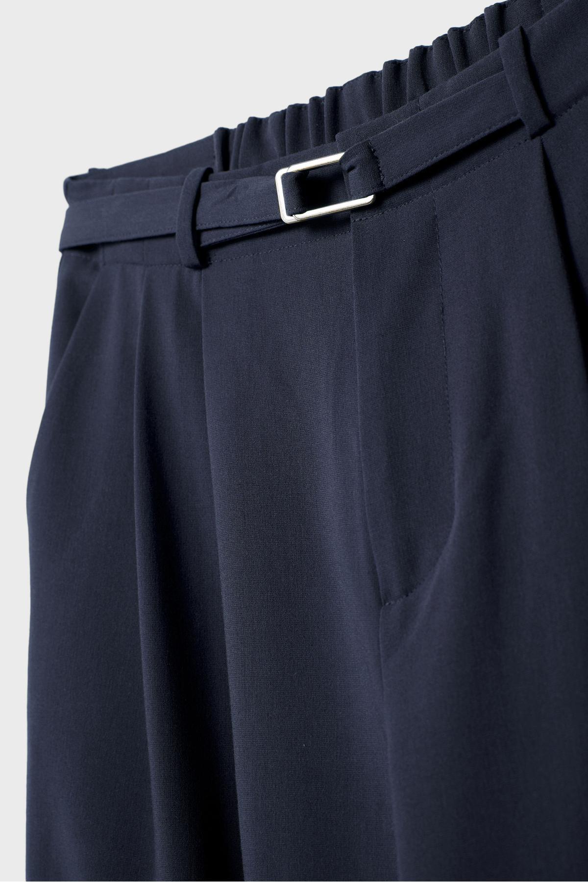 Stradivarius  Tokalı detaylı geniş paça pantolon - Görsel 8