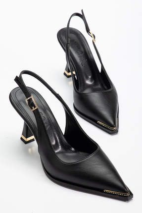 ELEVAM Taş Detaylı Topuklu Abiye Ayakkabı Kadın Stiletto