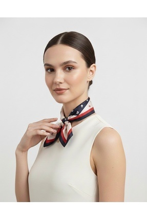 Marka Lara Shawls Çapa Desen Fular