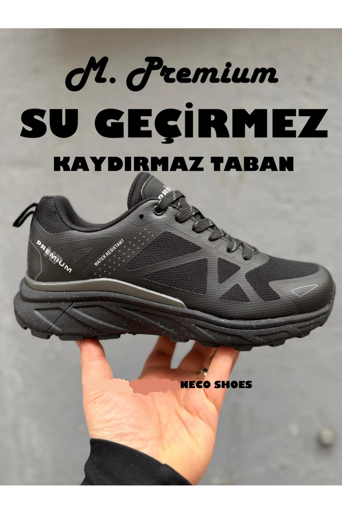 M.P. SU GEÇİRMEZ ERKEK İTHAL OUTDOOR AYAKKABI, KAYMAZ COMFORT TABAN 252-6108