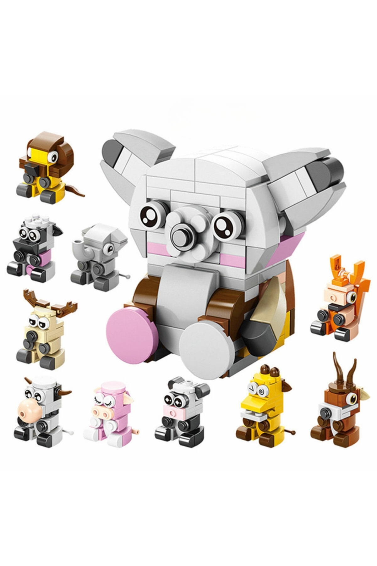 KentOyuncaK Hayvanlar Dünyası 10in1 Yapı Oyuncakları Seti 357 Parça (Birleştirilip Koala Yaratılabilir) fotoğrafı 7 (önizleme)