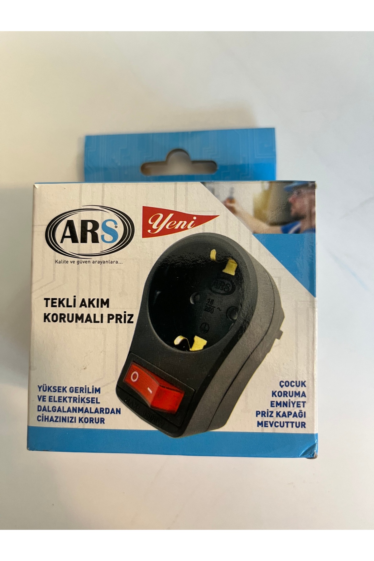 Home Akım Koruma ve Çocuk korumalı anahtarlı priz fotoğrafı 2 (önizleme)