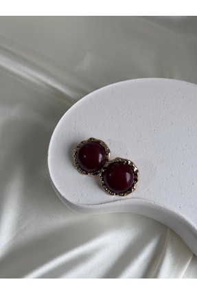 melonka Düğme Model Küpe