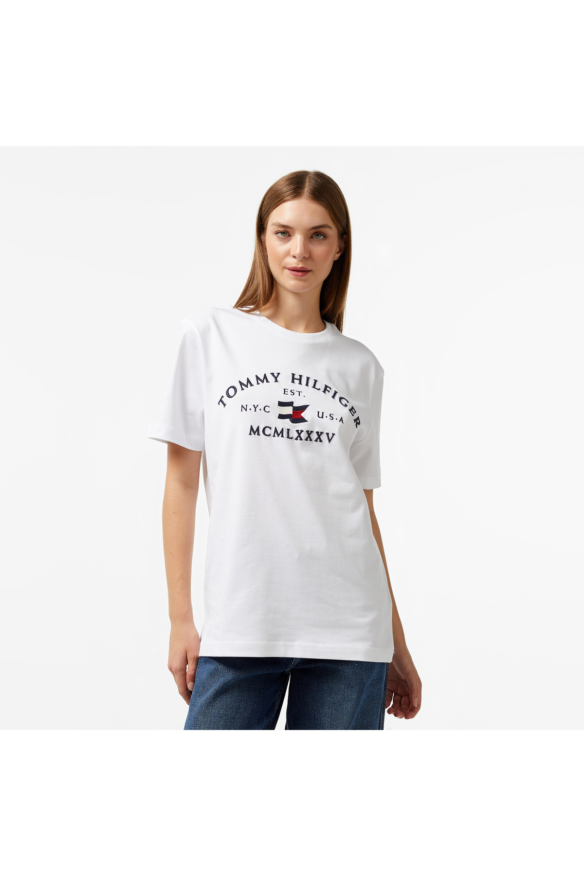 تامی هیلفیگر تی‌شرت سفید مردانه