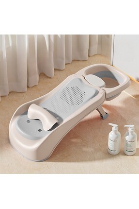 DEKOHOP Bebek Banyo Yatağı ve Oturak Yeni Doğan Uyumlu Katlanır Küvet Aparatı...