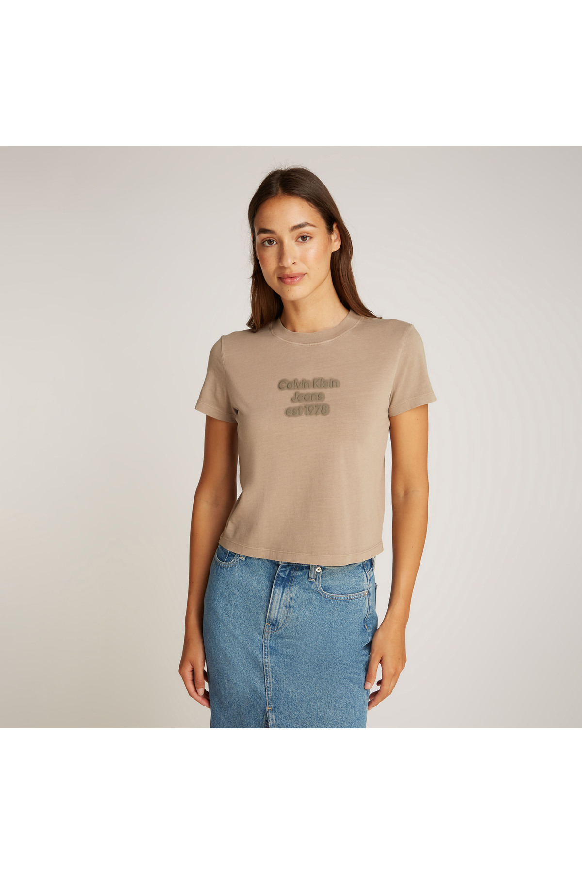تیشرتزنانهCalvin Kleinخاکستری تیشرتزنانهCalvin Kleinخاکستری