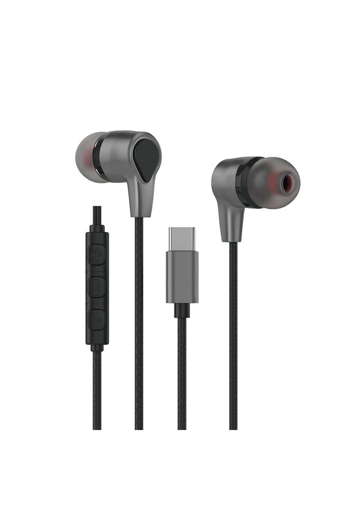 Yüksek Kaliteli iPad iPhone 15/16 Plus/17 Pro Max/18 Duo Uyumlu Kulaklık Silikon Mikrofonlu Type-C Kulaklık