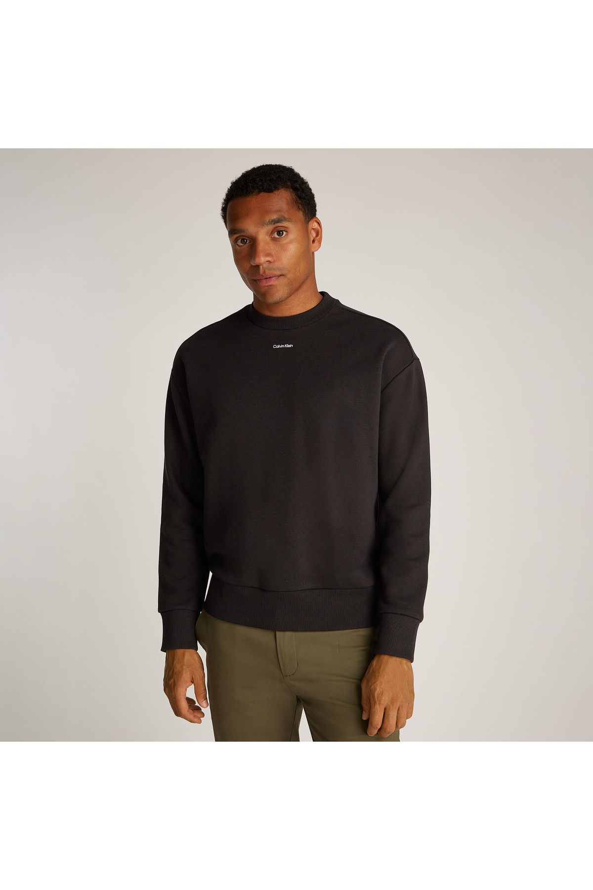 کلوین کلاین سویشرت مشکی مردانه طرح نانو