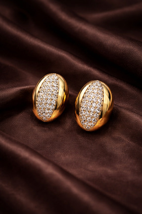 HoneyMoney Aurea 14K Altın Kaplama Küpe