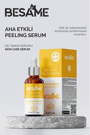 Besame AHA Etkili Peeling ve Cilt Yenileyici Bakım Serumu 30 ml