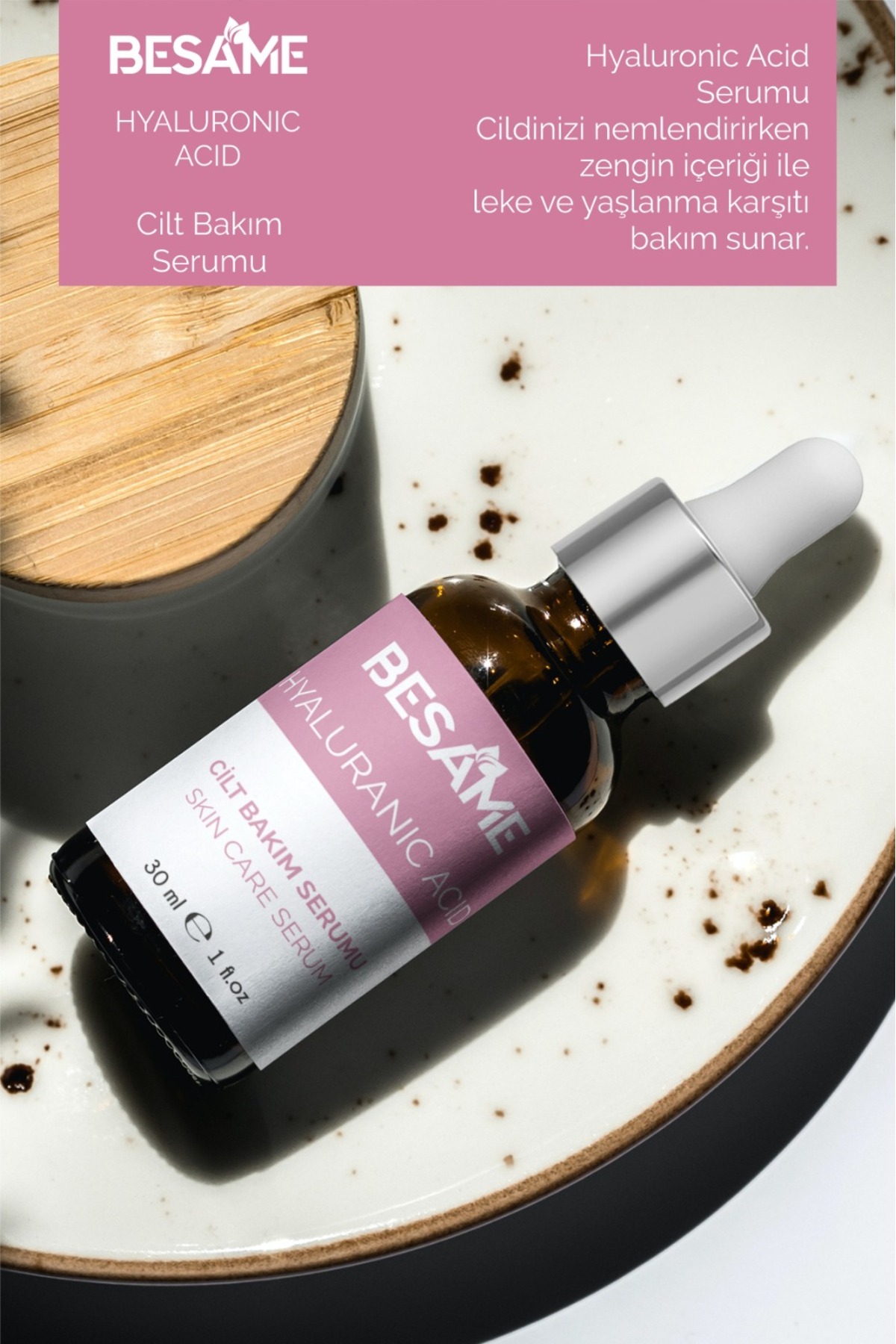 Hyaluronik Asit Yoğun Nemlendirici Cilt Bakım Serumu 30 ml — 14538 — تصویر 7 از 8