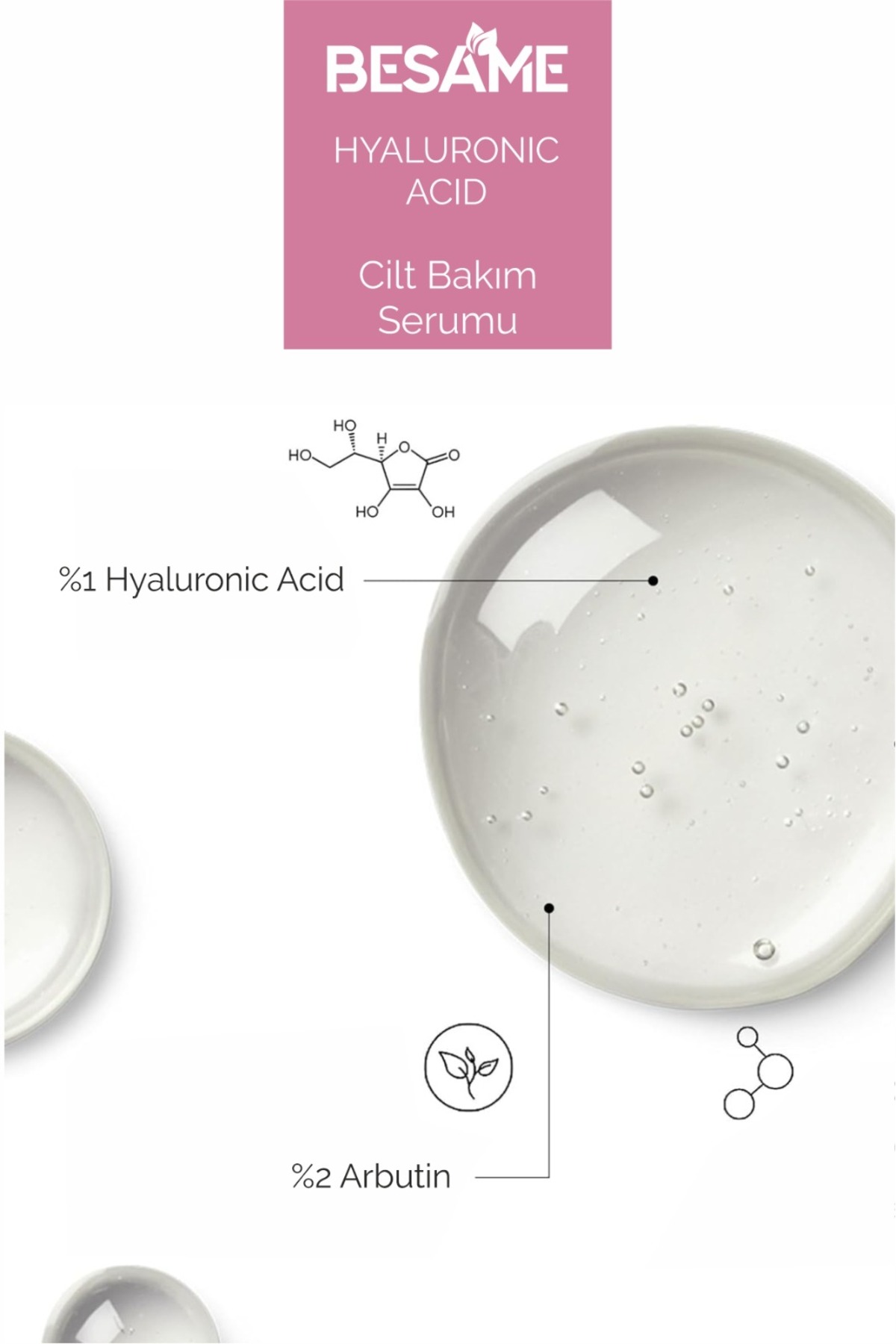 Hyaluronik Asit Yoğun Nemlendirici Cilt Bakım Serumu 30 ml — 14538 — تصویر 3 از 8
