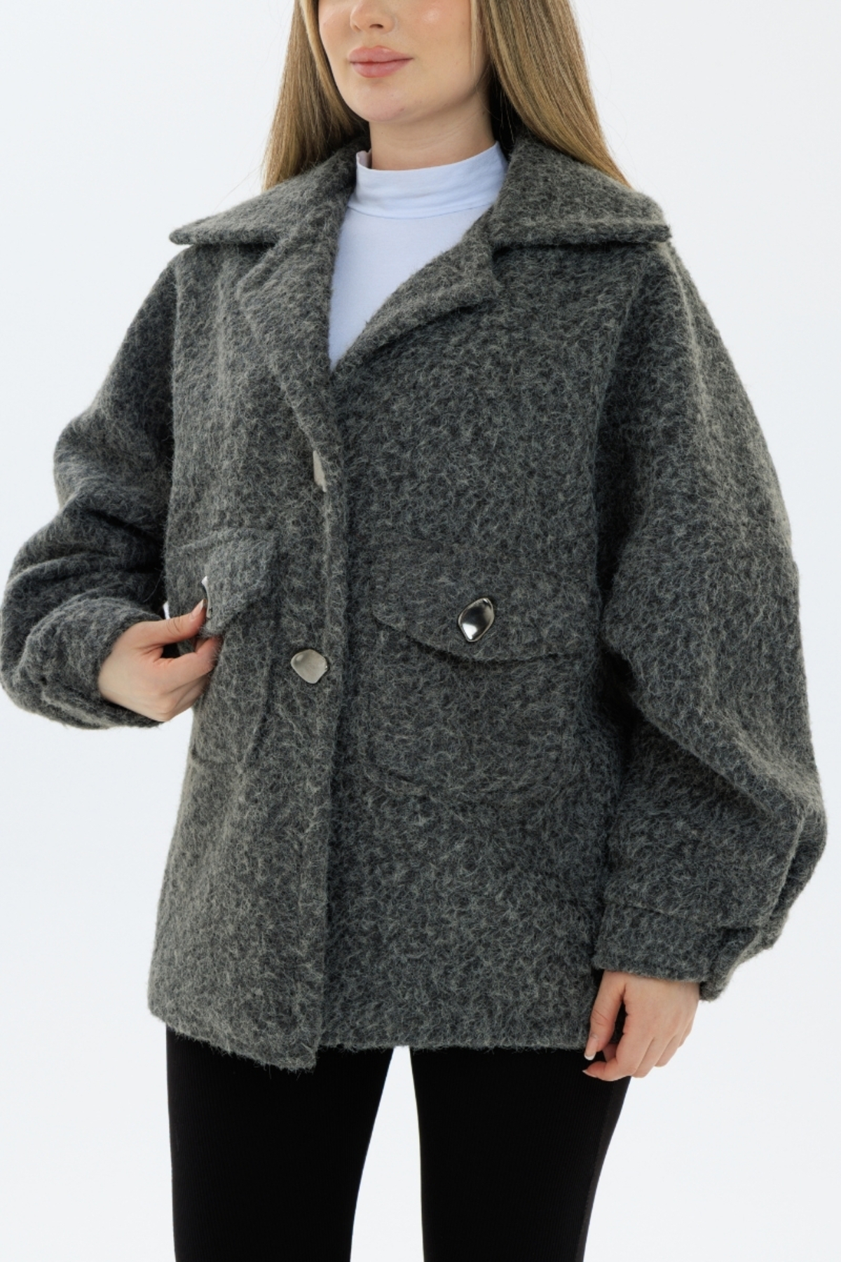 KADEEM  Fox Kumaş Astarlı Daily Ceket – 7007 - Görsel 4