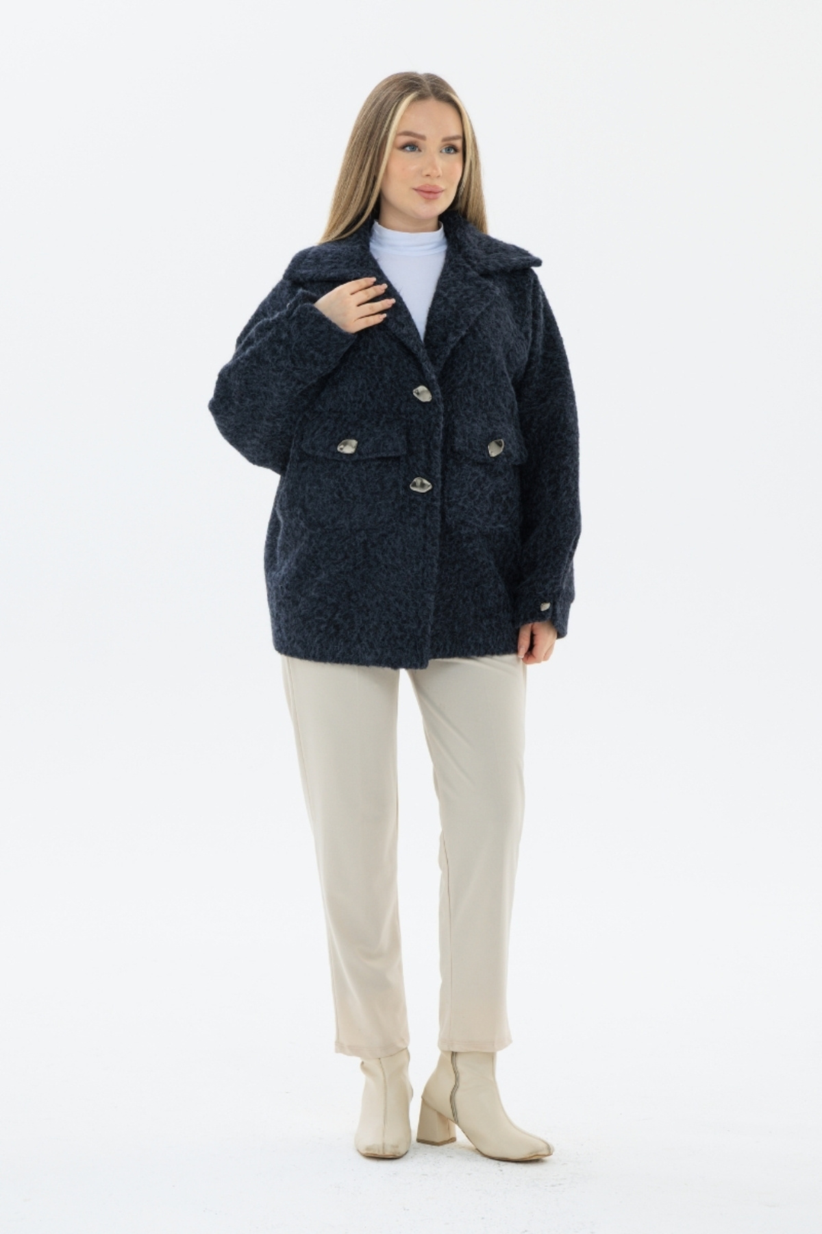 KADEEM  Fox Kumaş Astarlı Daily Ceket – 7007 - Görsel 7