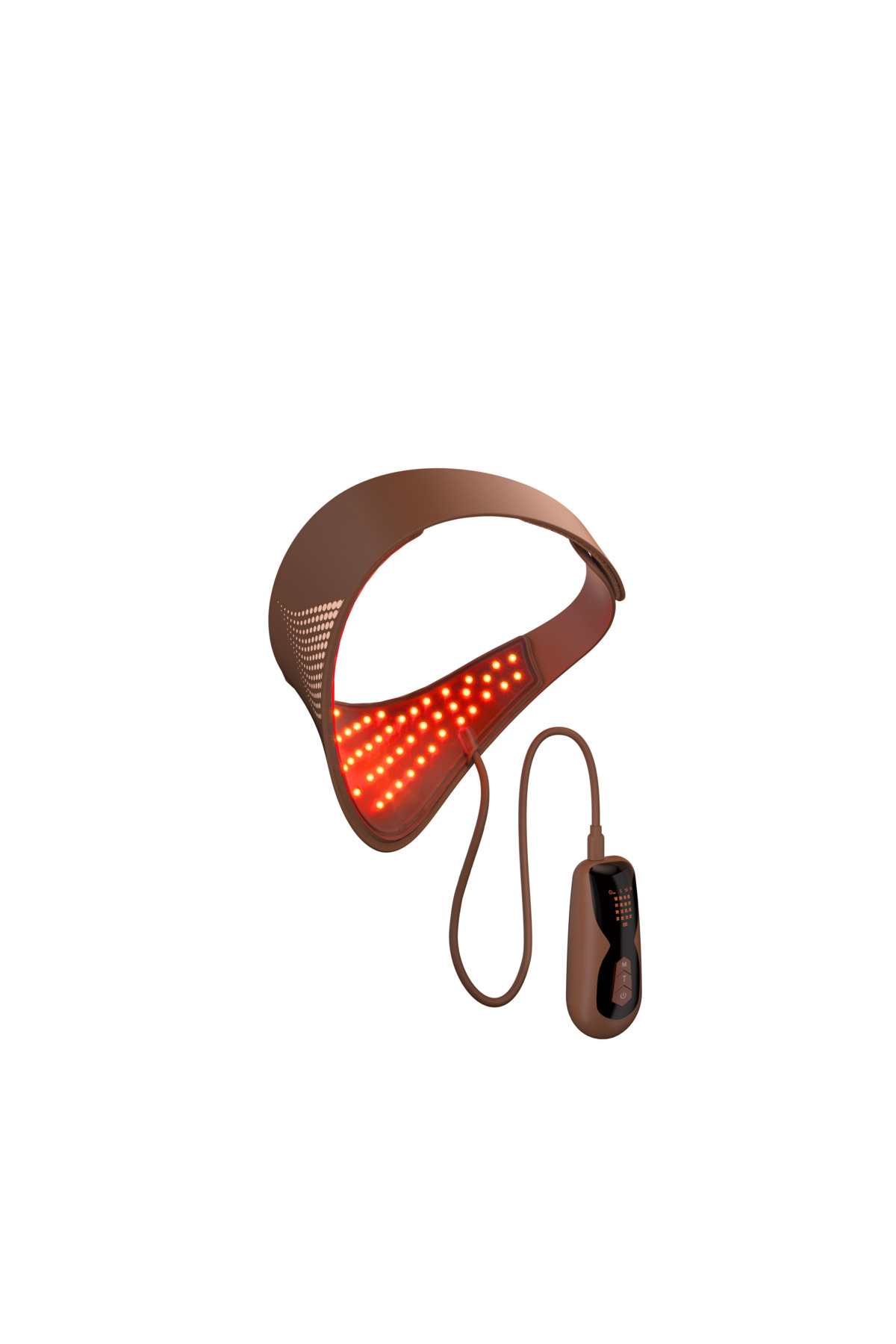 9D LIGHT THERAPY ANTI-AGING MASK Pro - Boyun Maskesi — قهوه‌ای V-N239 — تصویر 3 از 8