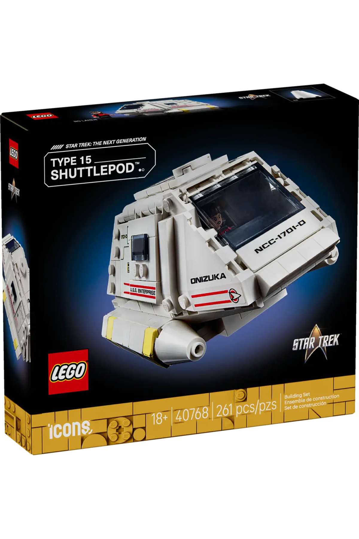 LEGO Icons Star Trek: Type-15 Shuttlepod™ 40768 - Fiyatı, Yorumları LEGO Icons Star Trek: Type-15 Shuttlepod™ 40768 - Fiyatı, Yorumları