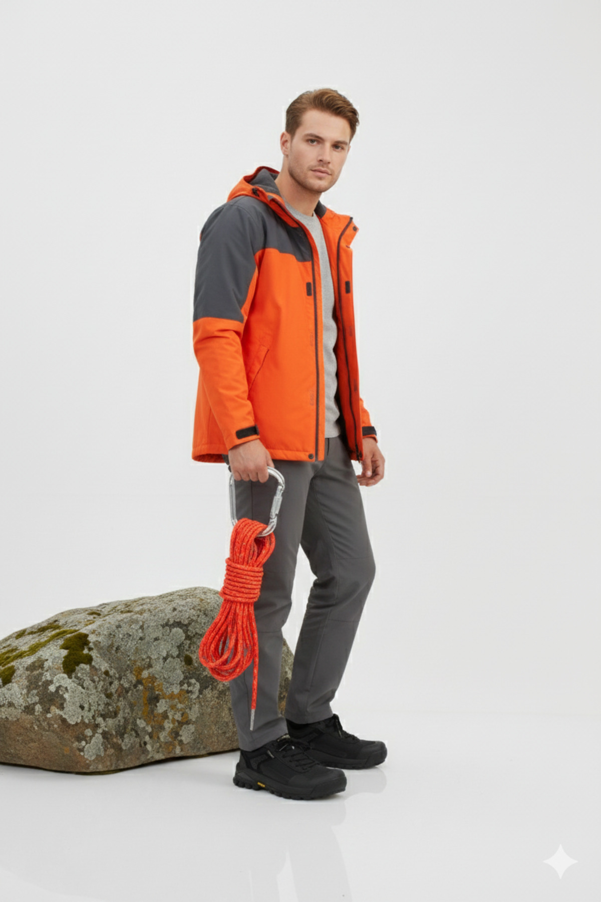 HUMTTO Erkek Spor Aktivite Trekking-Outdoor Dayanıklı Su Geçirmez Kışlık Kar Ayakkabı/Botu HT5K/W240674A görsel 6