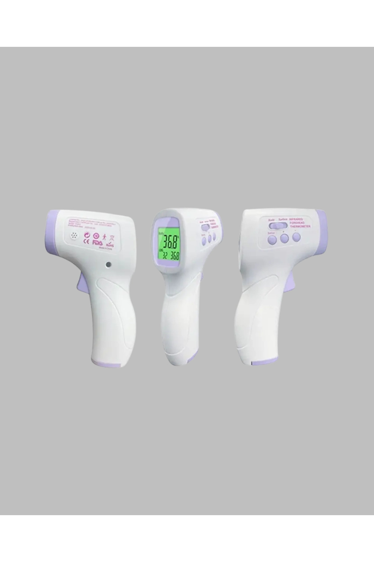 Epilons Kızılötesi Temassız Ateş Ölçer Lcd Ekranlı Hassas Termometre fotoğrafı 3 (önizleme)